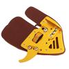 Archery Finger Tab Archery Finger Guard Fingers Protector for Outdoor Shooting Recurve Bow Integrated Design Gold Brown