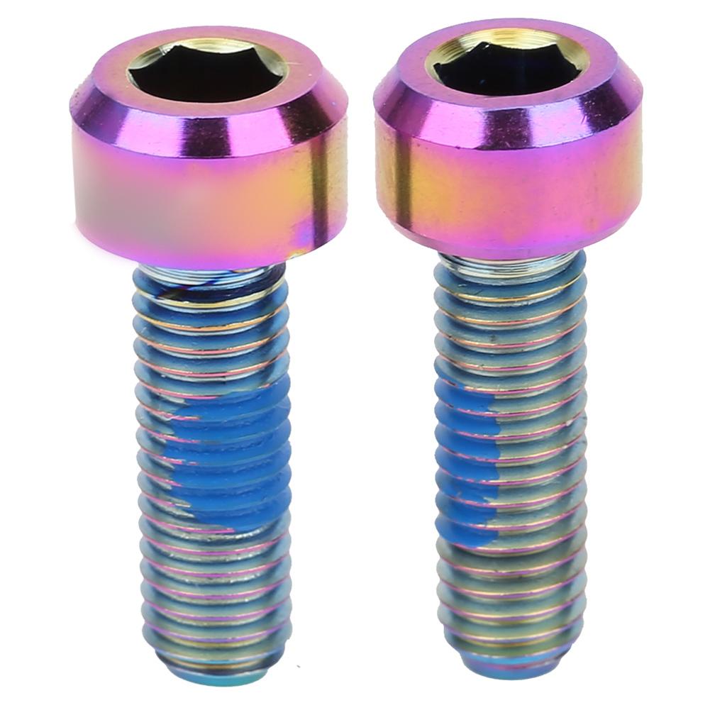 Mountain Bike Stem Screw Titanium Alloy Road Bicycle Seat Tube Clip Ring Fixed Accessory