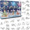 Puzzle Process Toys Christmas Advent Calendar 24 Days Kids Xmas Countdown Gift
