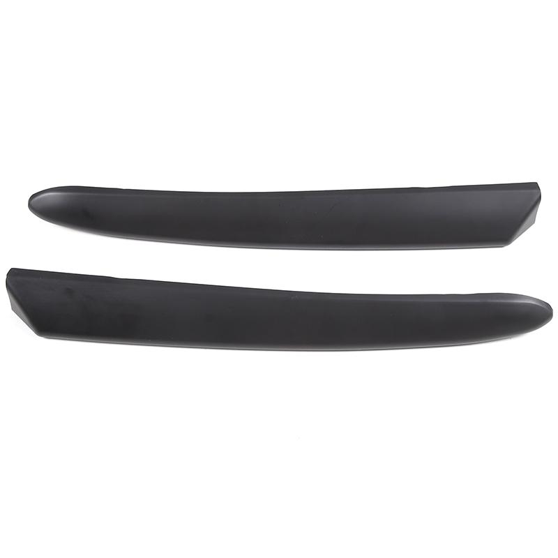 For Fiat 500 2016-2025 ABS Car Front Bumper Front Emblems Side Decorative Stripes Cover Protective Trim Sticker Accessories