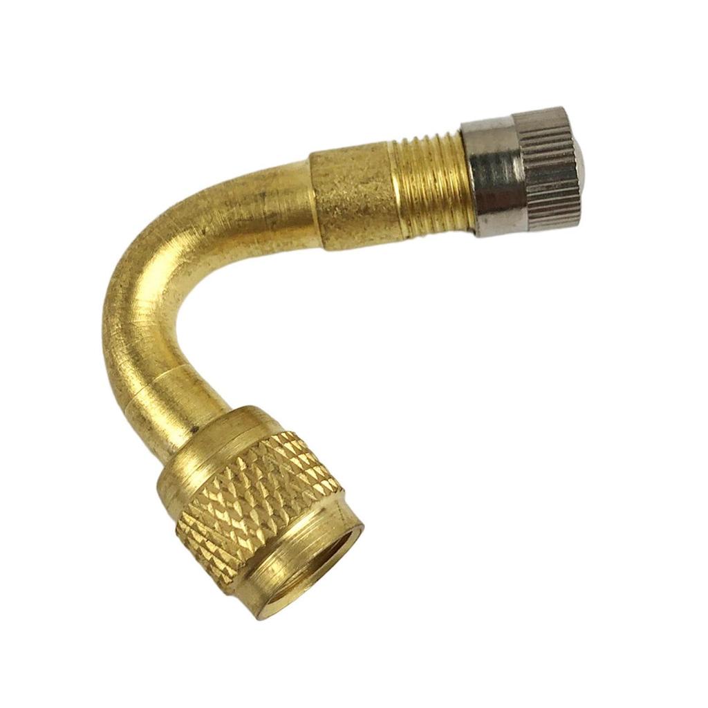 Car Wheel Valve Adapter, 90 Degree Bend Car Tire Valve Adapter Bike Tire Extension