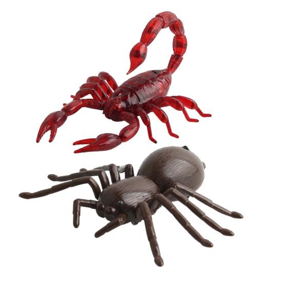 Simulation RC Spider Toy Remote Control Wireless Robot Tarantula Scorpion Toy Realistic Crawling Fake Electric Animals for Prank