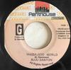 7inch Record BUJU BANTON - Massa God World NONE Penthouse Vinta Jamaica Reggae, Ska & Dub Used