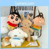 Shinchan Nohara Crayon Shiro Dog Anime Doll Cartoon Character Plush Backpack
