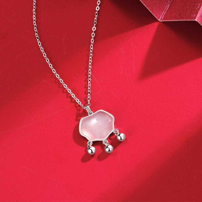 Ожерелье с замком Ruyi Ping An, женское, Guochao, ретро, новое, китайское, универсальное ожерелье