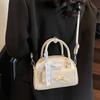 Handbag Women's 2025 New Korean Niche Design Shell Bag Retro Versatile Messenger Bag Hand Carry Small Square Bag