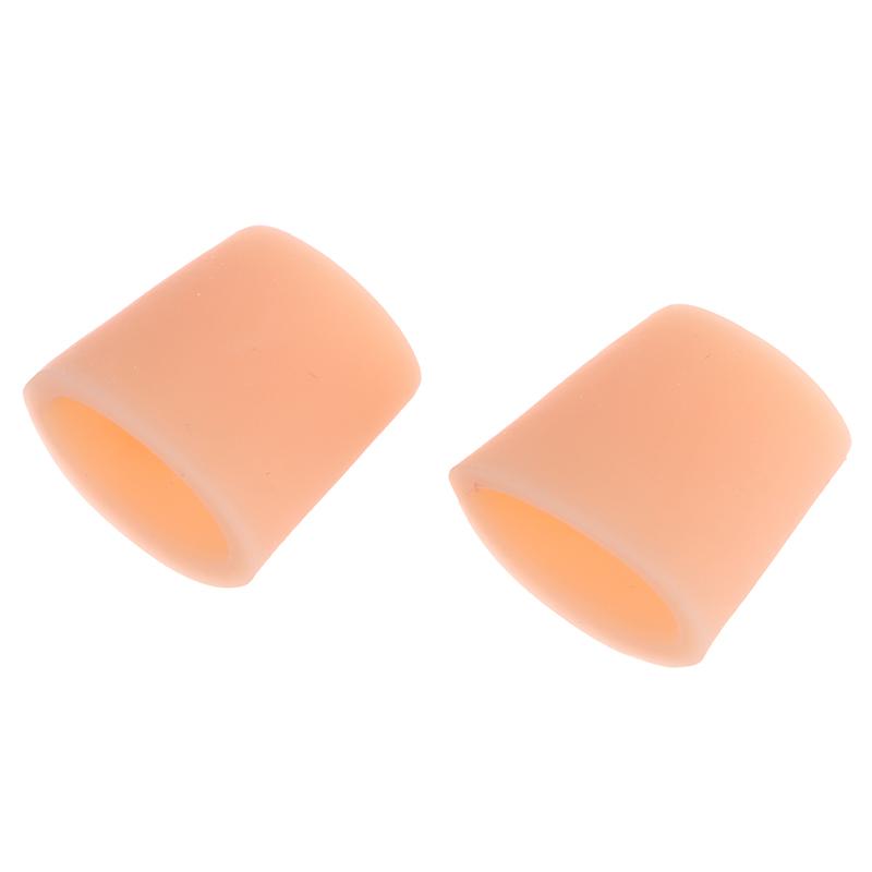 2 шт./лот силиконовый гель для защиты мизинца от мозолей и волдырей корректор мизинца гель для защиты косточки большого пальца ноги гелевый рукав