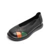 Genuine Leather Flats Shoes for Ladies Soft Slip On Loafers Female Casual Shoes Vintage Women Shoes