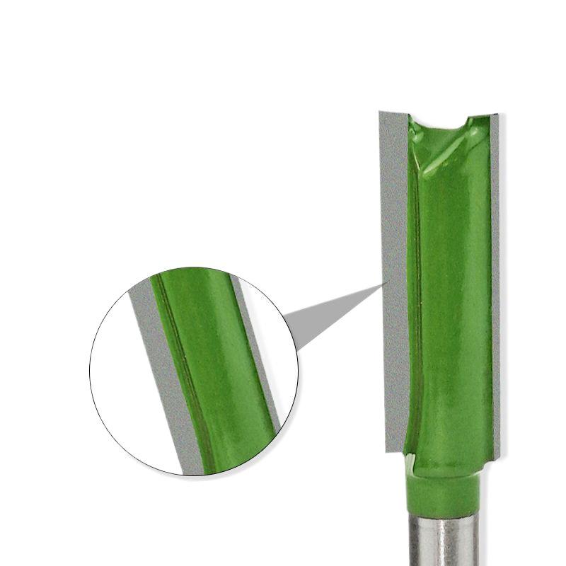 Фреза из вольфрамовой стали однолезвийная пазовая для деревообработки, острая и прочная с цилиндрическим хвостовиком