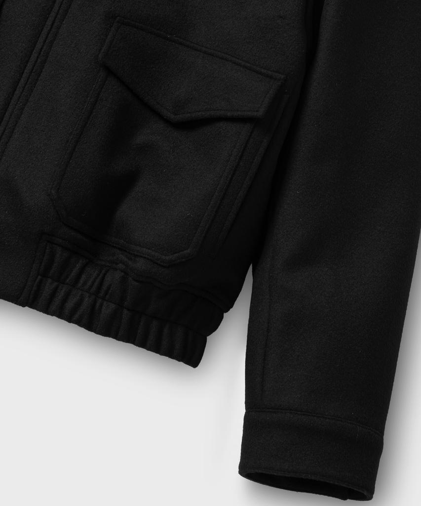 Nonblank [Nonblank X Sakhyung] Cashmere Blend Blouson_Black
