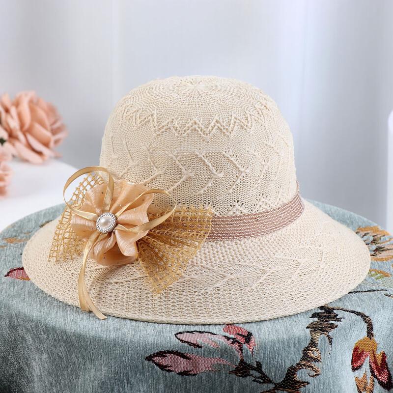 Женская шляпа-панама с широкими полями и цветочным принтом для защиты от солнца