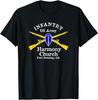 NEW LIMITED US Army Infantry Harmony Church T-Shirt Tops Tee