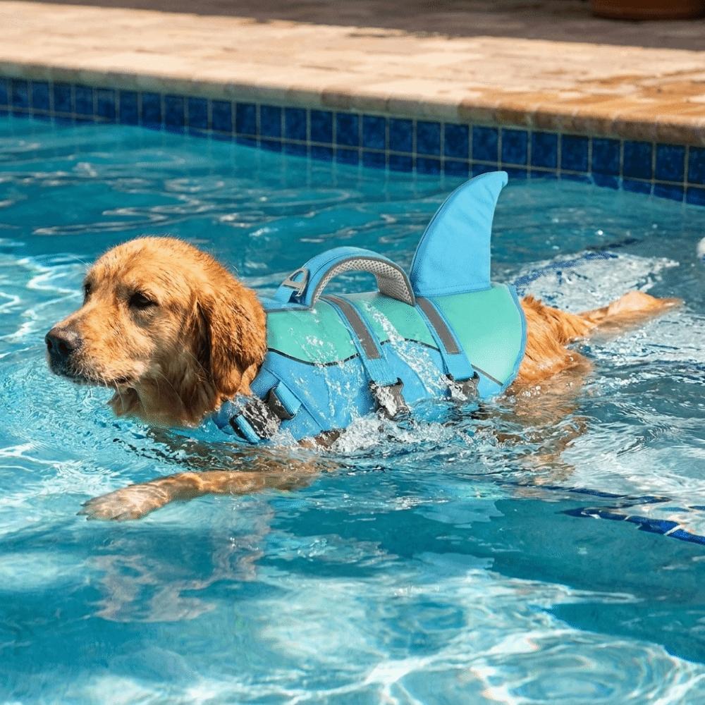 Adjustable Dog Swimming Vest High Buoyancy Dog Surfing Clothes Pet Buoyancy Suit  Water Sports