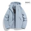 Women's Jacket Waterproof Winter Mountain Coat Warm Fleece Windbreaker Hooded Raincoat