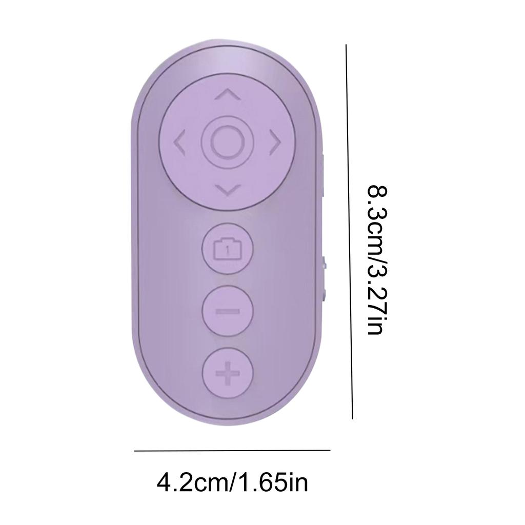 Bluetooth-пульт дистанционного спуска затвора камеры со зумом, кликер для смартфона, беспроводной пульт для прокрутки видео, для фото и видео