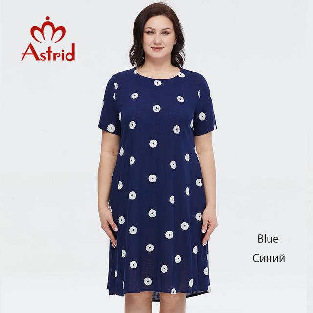 Женское летнее платье Astrid, элегантное платье 2023, хлопковые длинные офисные платья в горошек с карманами и длинными платьями для женщин