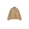 Solid Color Minimalist Lapel Jacket Men Jackets Khaki J324221
