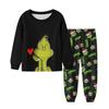 Children's  Boys And Girls Thin Two-piece  Long-sleeved Pants Two-piece