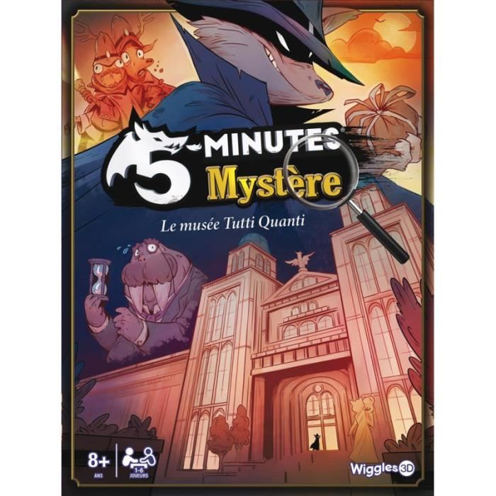 Jeux de société - WIGGLES 3D - 5 Minutes Mystère - Jeu de cartes