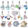Новейшие шармы-бабочки Firefly Love, медные бусины, подходят для оригинального браслета-бэнгла, подвески для DIY, модная бижутерия для женщин