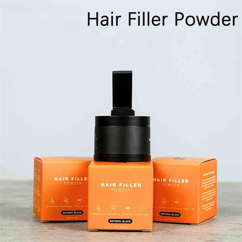 Hair Filler Powder Natural Hairline Touch Up Volumizing Oil Control Long Lasting 3.5g