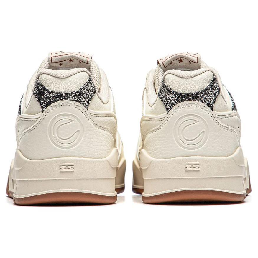 Li Ning Амортизирующие, Износостойкие Низкие Скейт-Ботинки Мужские Бежевый AGCS251-36