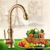 Antique Brass Kitchen Faucet Vintage Kitchen Sink Tap Brass Tap Torneira Banheiro Basin Mixer Water Sink Faucet