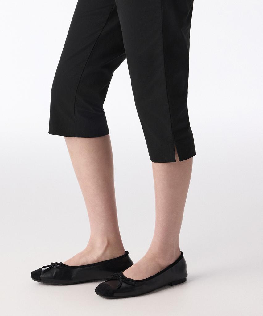 MUSINSA STANDARD WOMAN Women'S Cotton Capri Pants [Black]