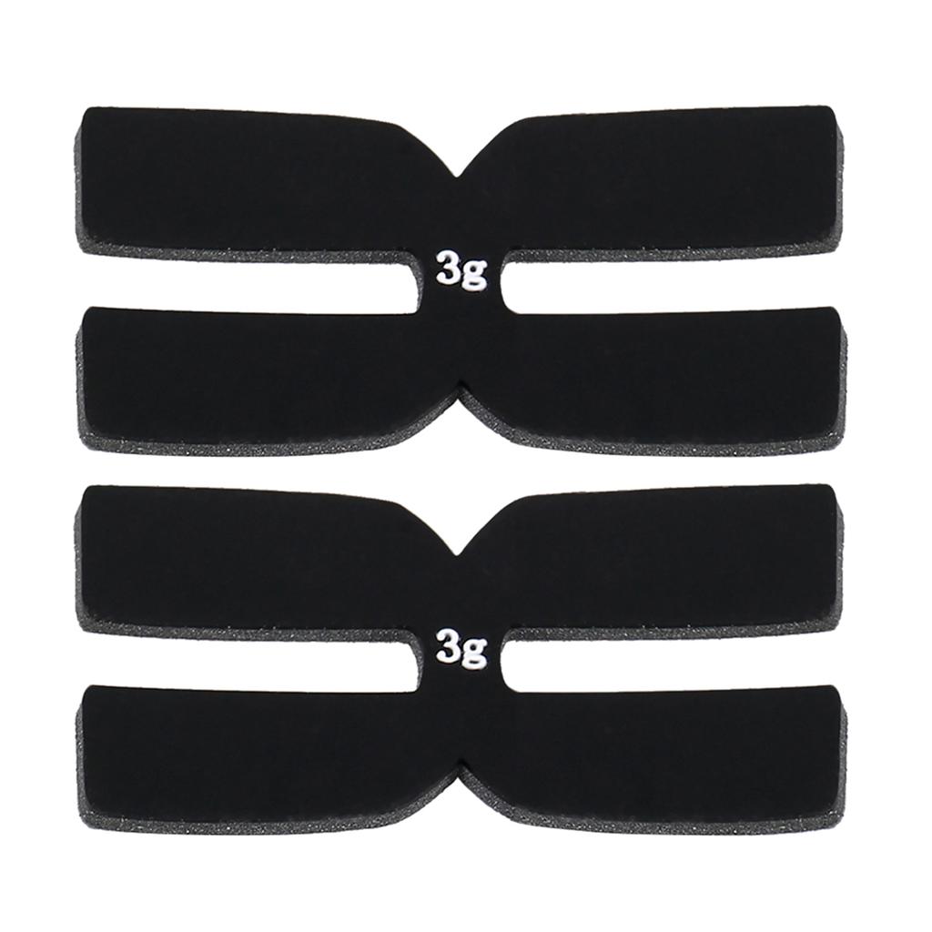 6Pcs 3g Tennis Racket Weight Balance Strips Silicone Tennis Racquet Tapes