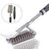 Stainless Steel BBQ Grill Brush With Detachable Handle Safe Wire Grill Brush BBQ Cleaning Brush Grill Grate Cleaner JT436