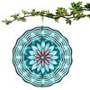 10 Inch Hanging Spinner Wind Chime with Mandala Design 360 Degree Hook for Garden Balcony Lawn Summer Decor Creative Gift Idea