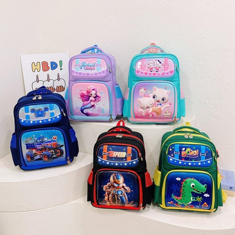 Dinosaurthemed Preschool Adorable Backpack For Boys And Girls In Colors Vibrant