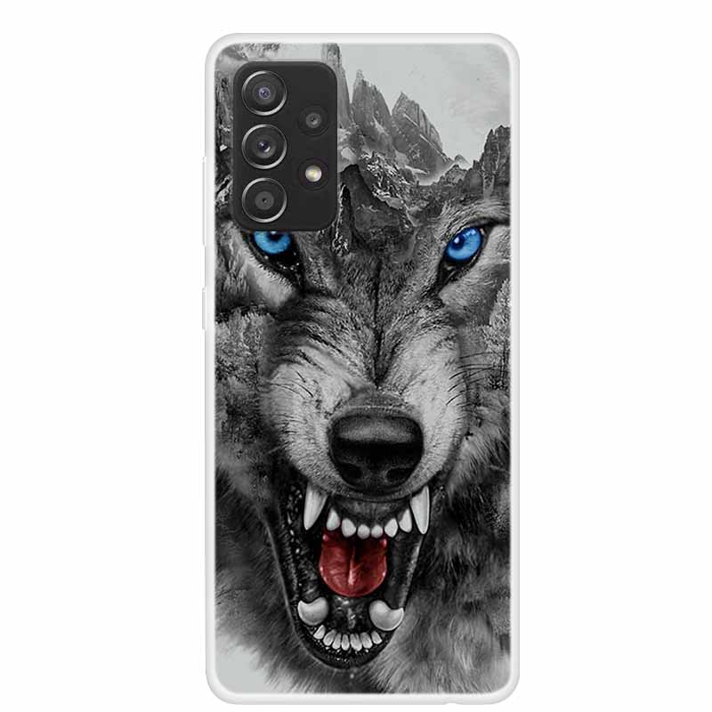 For Samsung Galaxy A33 5G Case Animals Silicone TPU Soft Phone Back Cover Case For Samsung A 33 5G Funda Shockproof Bumper Coque