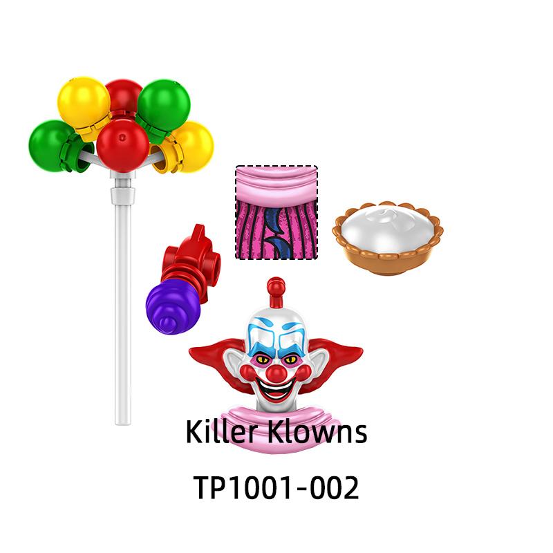 TP1001 Убийственные Клоуны Фигурки Модели Строительные Блоки Набор MOC Кирпичей Подарки Игрушки