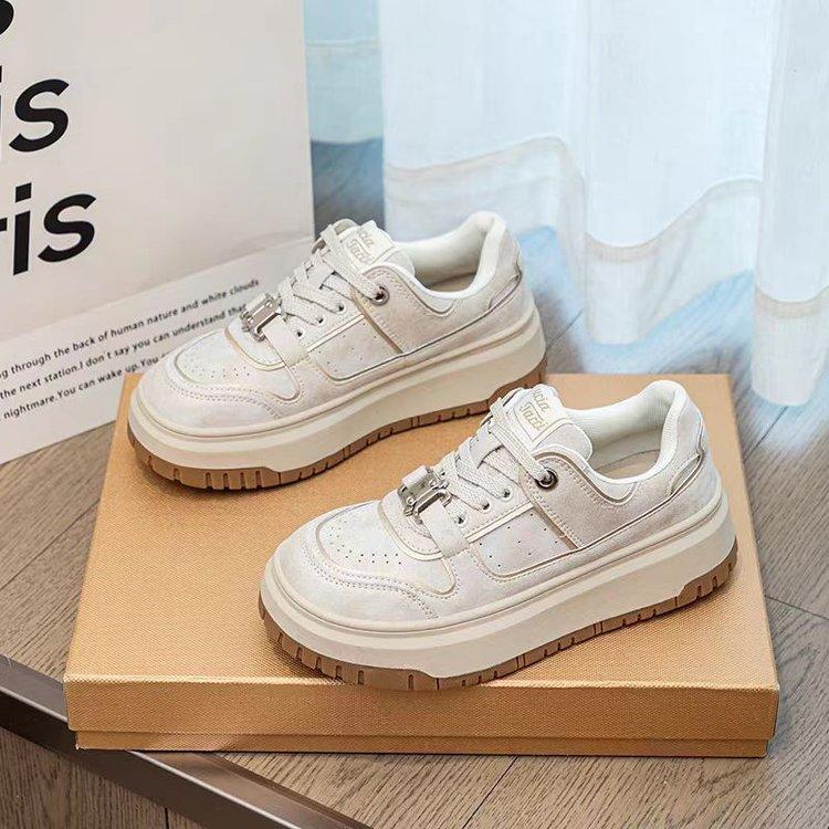 White Shoes Women's Shoes and Casual Fashionable Versatile Board Shoes
