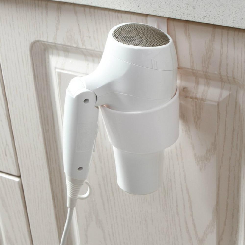 Self-adhesive Hair Dryer Holder Rack Moisture-proof Hair Dryer Stand  Universal Caliber