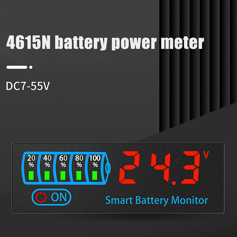 3S-14S Dc7-55V Индикатор уровня заряда батареи 12 В 24 В 36 В 48 В 18650 Lipo Lithium Емкость батареи Напряжение на плате Тестер зарядки батареи