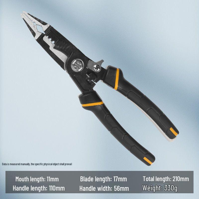 Многофункциональные плоскогубцы электрика семь в одном: Инструмент для снятия изоляции, обжима и плоскогубцы