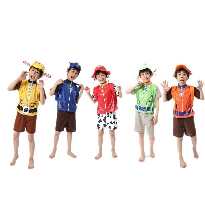 Очаровательный детский костюм Чейза, голубого шепарда, из полиэстера для Хэллоуина, косплей-мероприятий