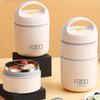 1pc One Stainless Steel Cylindrical Lunch Box Hand-wash Portable Soup Cup for Office Workers and Student No Electricity Required