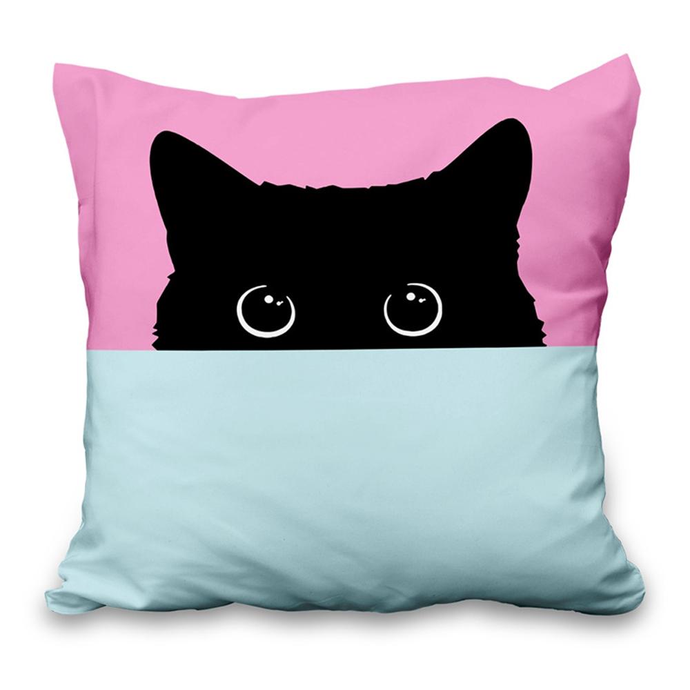 Juste de coussin en velours, анималистический цветочный узор, декоративная ткань taie d'oreiller, oreiller pour la maison, канапе, chambre, voiture, loup, vache