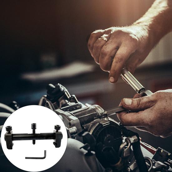 Инструмент для снятия шкива коленчатого вала Регулируемая конструкция Прочная конструкция Простая в использовании Нескользящая резьба Инструмент для снятия шкива коленчатого вала двигателя