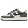 Air Force 1 Leather Slip Resistant Durable Lightweight Low Top Skate Shoes Unisex Sneakers White Gray Black FD9063-100