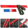 300/400mm Combination Square Set for Woodworking with 10 Carpenter Pencils and Adjustable Stainless Steel Protractor
