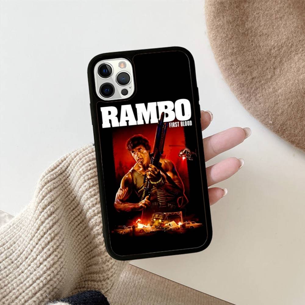 1 шт. Чехол для телефона из фильма «Рэмбо: Первая кровь» для iPhone 17 16 15 14 13 Plus 12 11 Pro Max, чехлы из ПК+ТПУ, задняя крышка