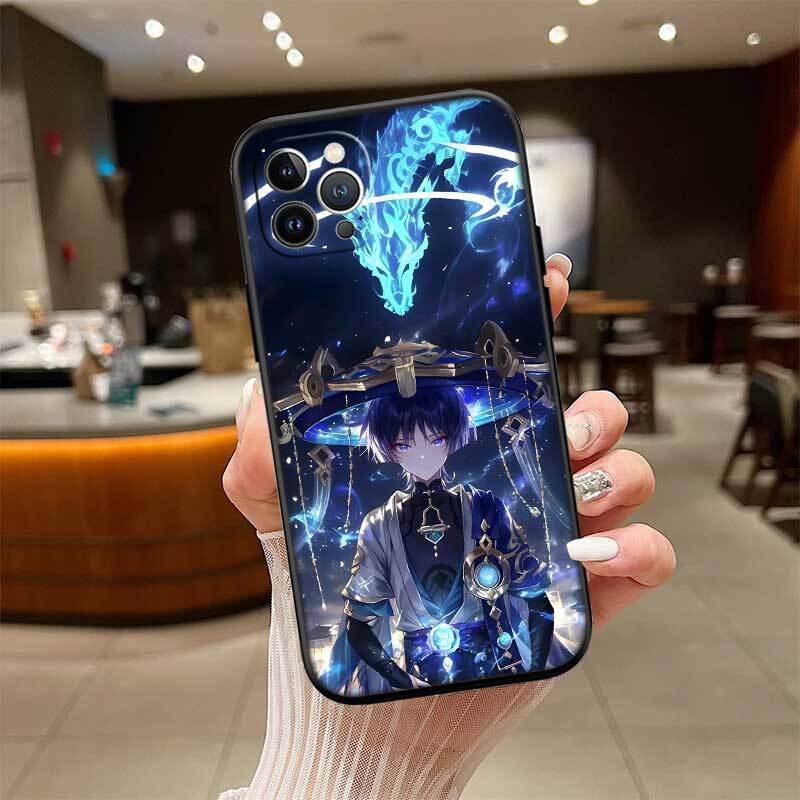 Милый чехол Genshin Impact для Samsung Note 20 10 S25 Plus Ultra Lite FE M20 M21 M30 M31 M51 A11 A26 A51 A52 A53 A56 A70 A71 A72 A73