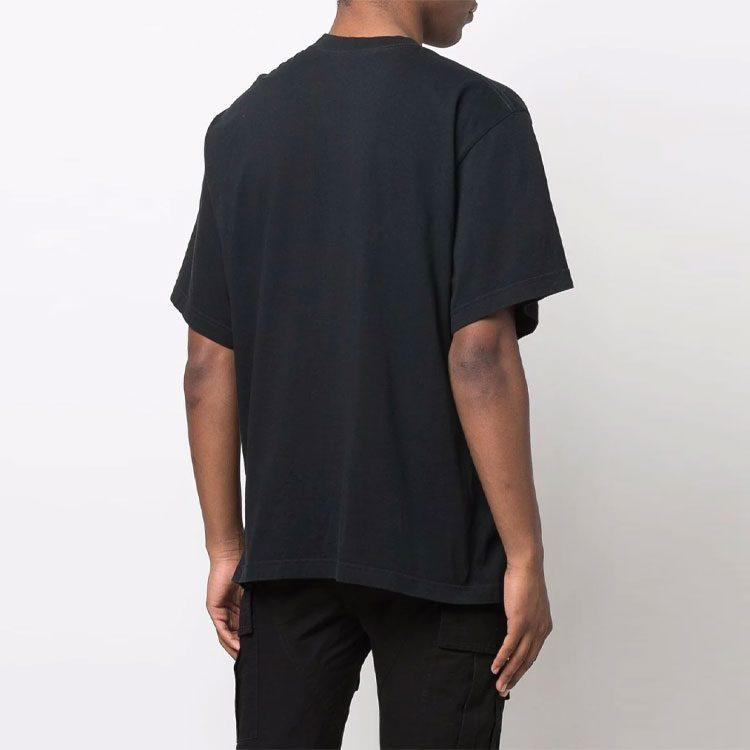 Balenciaga Мужская футболка SS22 Черная 681314TLVH21000