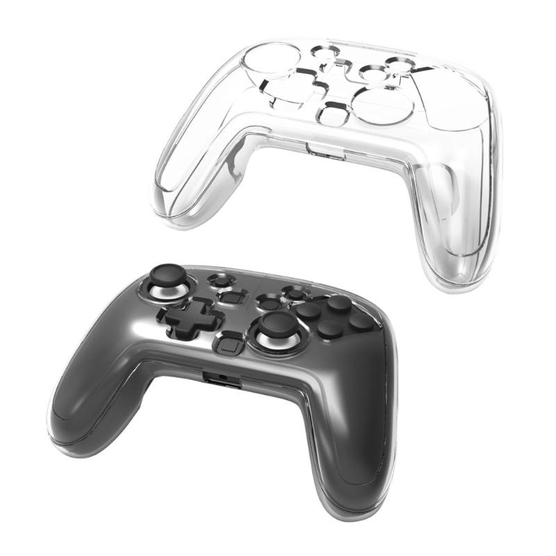 Прозрачный чехол-оболочка для игрового контроллера Для усиления Защитные поверхности от царапин Удобный хват Конструкция из ПК