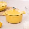 Colorful Double Handle Enamel Stew Pot