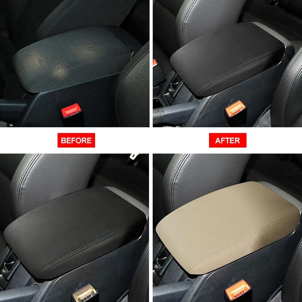 Car Armrest Box Center Console Lid Armrest Cover Interior Accessories PU Leather Cover For VW Volkswagen Golf 6 MK6 2009 -2012